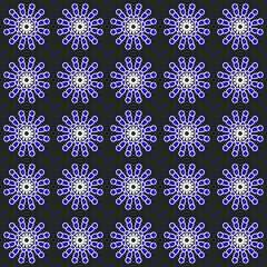Colored seamless Pattern