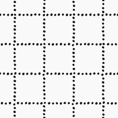 The dots go in lines, and make square shapes.