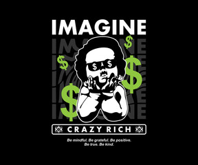 Pixel style Aesthetic Graphic Design for T shirt Street Wear and Urban Style	
