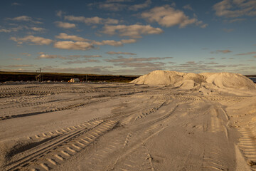 Naklejka premium Salina Anzoategui, Buenos Aires, Argentina.