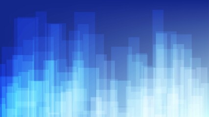 Blue light art abstract building design banner background
