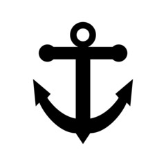 Anchor Icon Vector Symbol Design Illustration