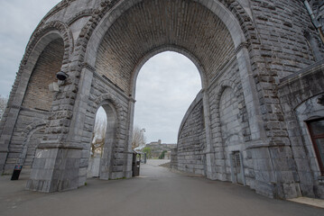 Fototapeta premium Sanctuary of Our Lady of Lourdes, France.