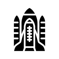 Spaceship Icon Vector Symbol Design Illustration