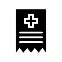 Bill Icon Vector Symbol Design Illustration