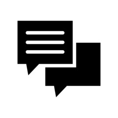 Chat Icon Vector Symbol Design Illustration