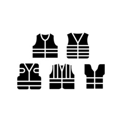 Vest Icon Set Vector Symbol Design Illustration