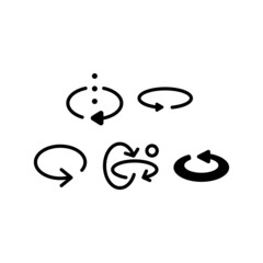 360 Icon Set Vector Symbol Design Illustration