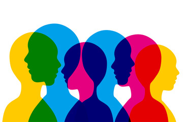 人 心理 脳 頭 シルエット ベクター AI