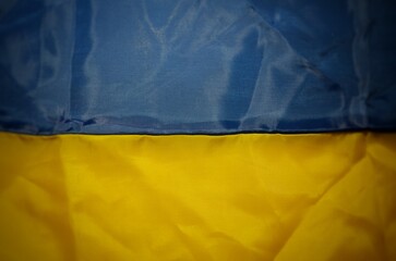Ukrainian flag, national symbol of Ukraine