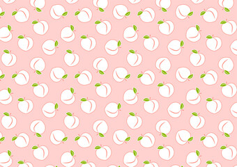 Peach vector. Peach heart vector. Peach on pink background. Peach logo design.