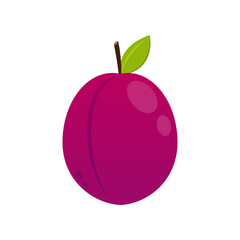Prunes cartoon vector. symbol. logo design. Prunes on white background.