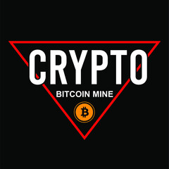 crypto logo vector illustration