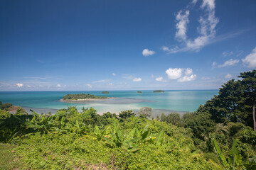 Ariel view from Kai Bae viewpoint, Ko Chang island, is point around this popular sunset viewing...