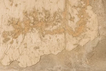 Foto op Plexiglas Verweerde muur Retro Vuile Kleur Muur Oude Oppervlakte Textuur Vintage Antieke Abstracte Achtergrond