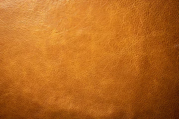 Deurstickers Brown leather texture and background . © toptop28