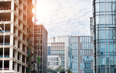 New office building under construction