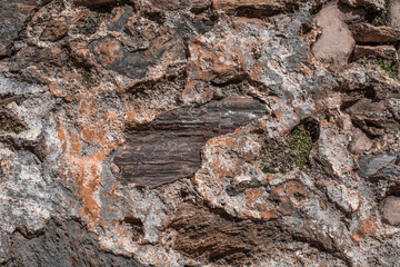 photo of stone brick background texture