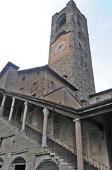 Fototapeta na wymiar Bergamo, il Campanone