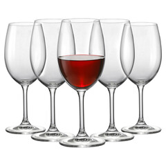 Glass of wine and free space for your decoeration. 