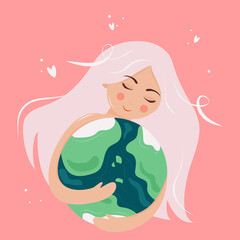 the girl with the earth