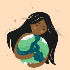 dark skinned girl from earth