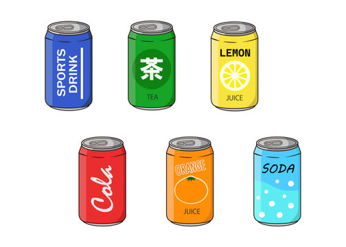 缶ジュース イラスト Stock ベクター Adobe Stock