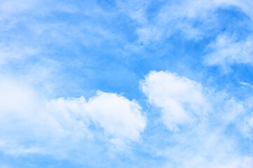 Naklejka na ściany i meble Blue sky with clouds - background