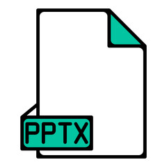 file extension pptx