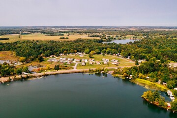 Obraz premium Wisconsin lakehomes
