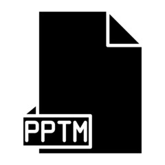file extension pptm