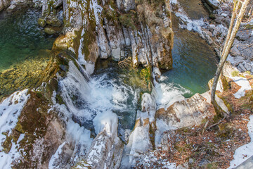 Rottachfall (Wasserfall), Bayern, Deutschland
