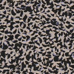 Seamless African animalistic leopard patterns. Colorful repeating imitation of the wild nature of the graceful jaguar. Wild safari polka dot prints for textile design, printable design for surfaces.