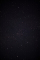 Night sky  long exposure of the starry sky. Romantic space background