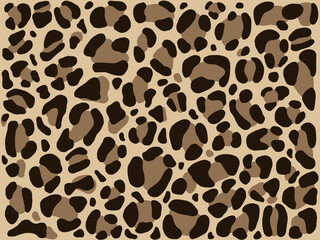 Fond motifs léopard. Répétition de textures marron