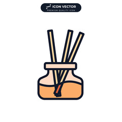 aroma therapy icon symbol template for graphic and web design collection logo vector illustration