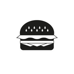 Hamburger icon.Simple vector illustration on a white background