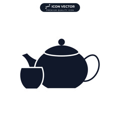 Teapot icon symbol template for graphic and web design collection logo vector illustration