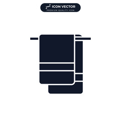 towel icon symbol template for graphic and web design collection logo vector illustration