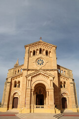 The Ta 'Pinu basilica is located near the village of Gharb on the island of Gozo in Malta and belongs to the Diocese of Gozo