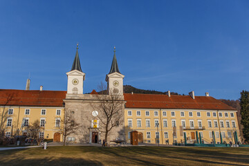 Kloster und St, Quirinus Kirche in Tegernsee, Bayern, Deutschland 