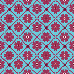 Weaving Pattern square more frequent, Vector seamless pattern. Modern stylish texture. Trendy graphic design for out clothes test equipment, interior, wallpaper flower colors paint blue sky