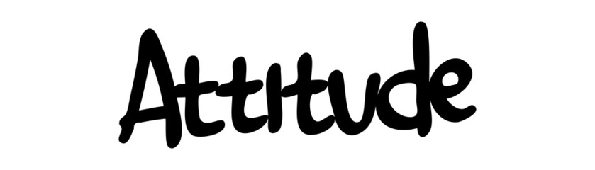 motivational words written by hand with basic colors black and white