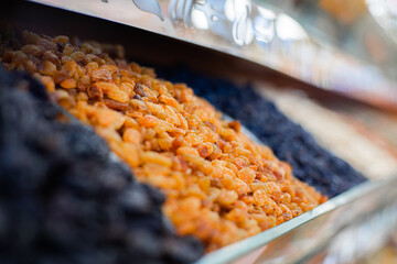 raisins a dried grape in a market