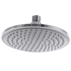 Large diameter rain shower head.