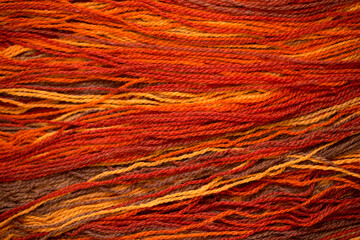 Colored yarn, thick threads for knitting warm clothes