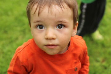 Portrait of a little boy.