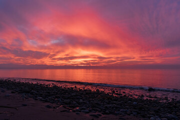 Whidbey Island Sunset, Washington, USA