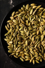 Cardamom seeds background