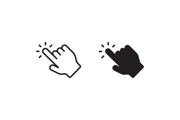 Touch icon vector design